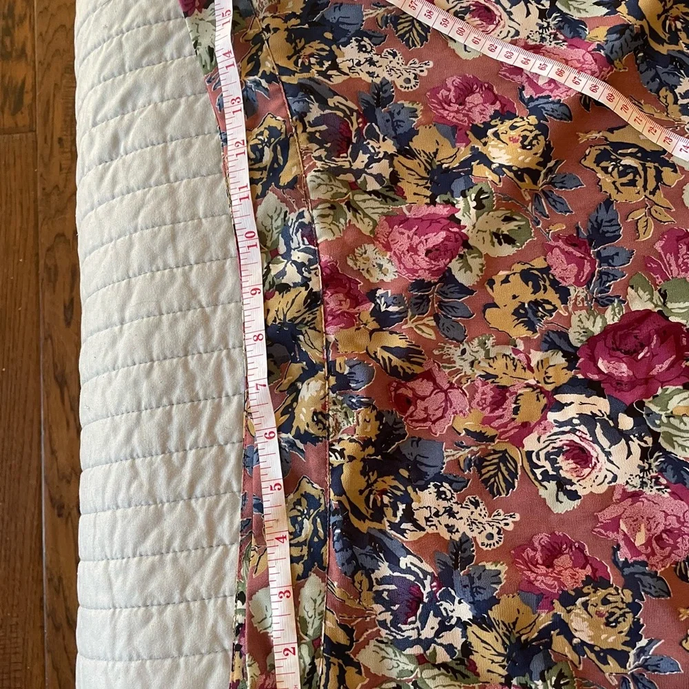 Nasty Gal Floral Quilt with Pink and Blue Accents